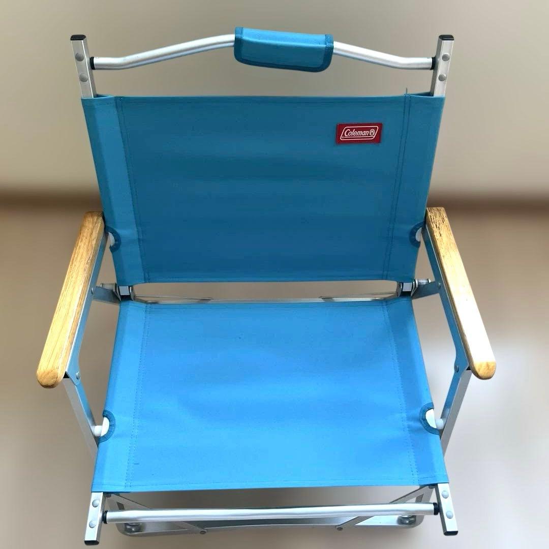 ［2個セット］Coleman コールマンコンパクトフォールディングチェア 青