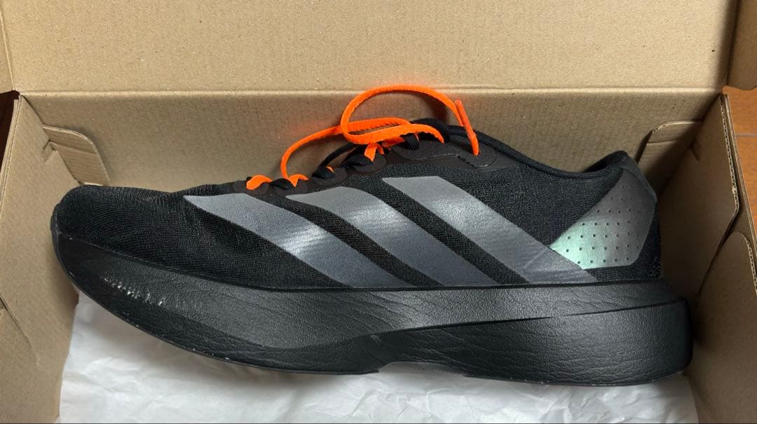 adidas ADIZERO Evo SL M 27.5 ブラック オレンジ