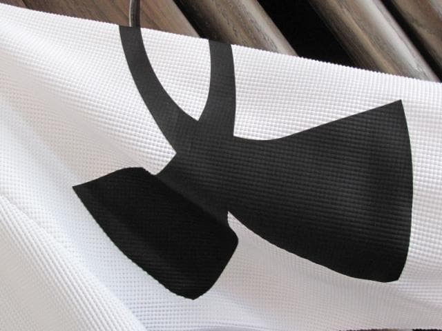 Under Armour M's Golf XL 白 ワッフル モックネック