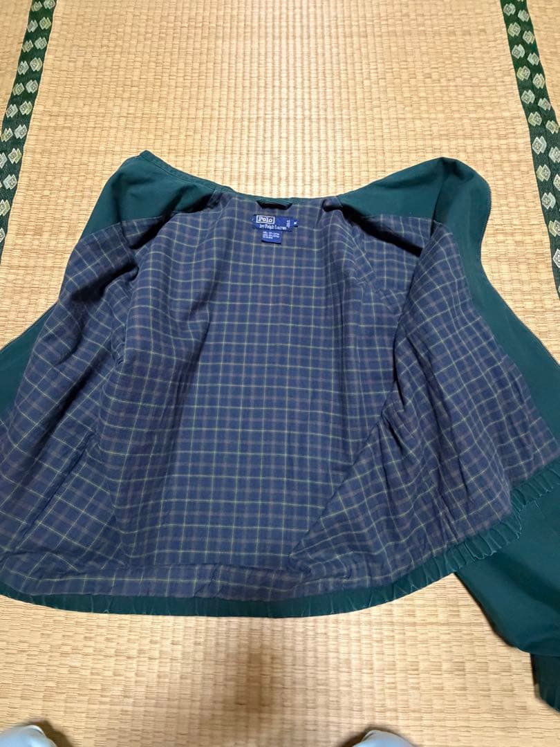 わ*わ様 ポロ　ラルフローレン　スイングトップ　M グリーン