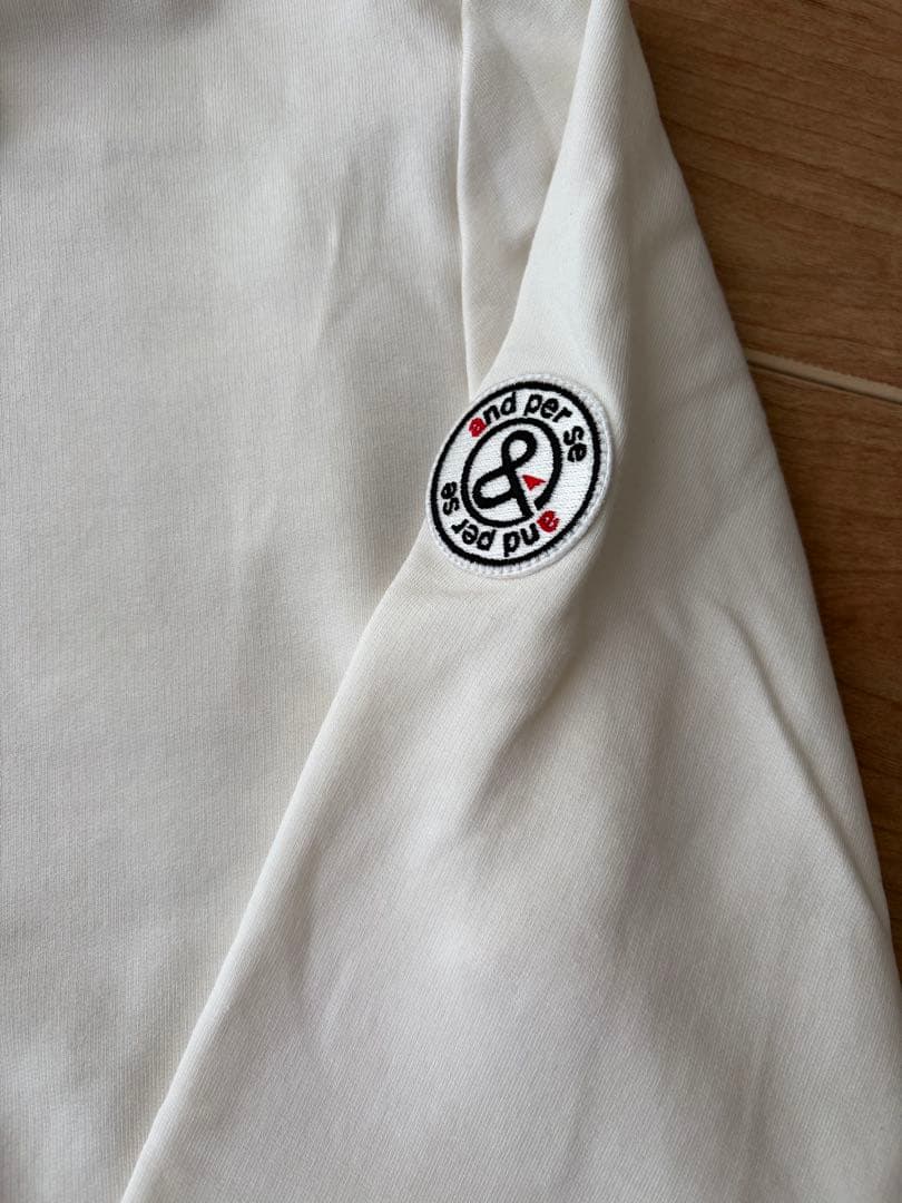 新品未使用 メンズ アンパシィ and per se 長袖 L ホワイト
