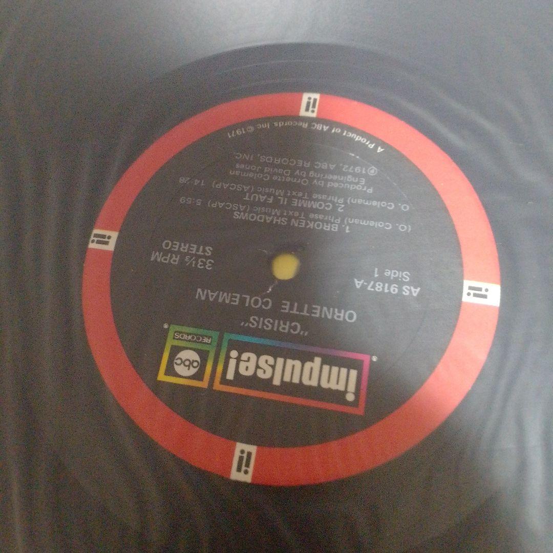 洋楽 Ornette Coleman Crisis LP us