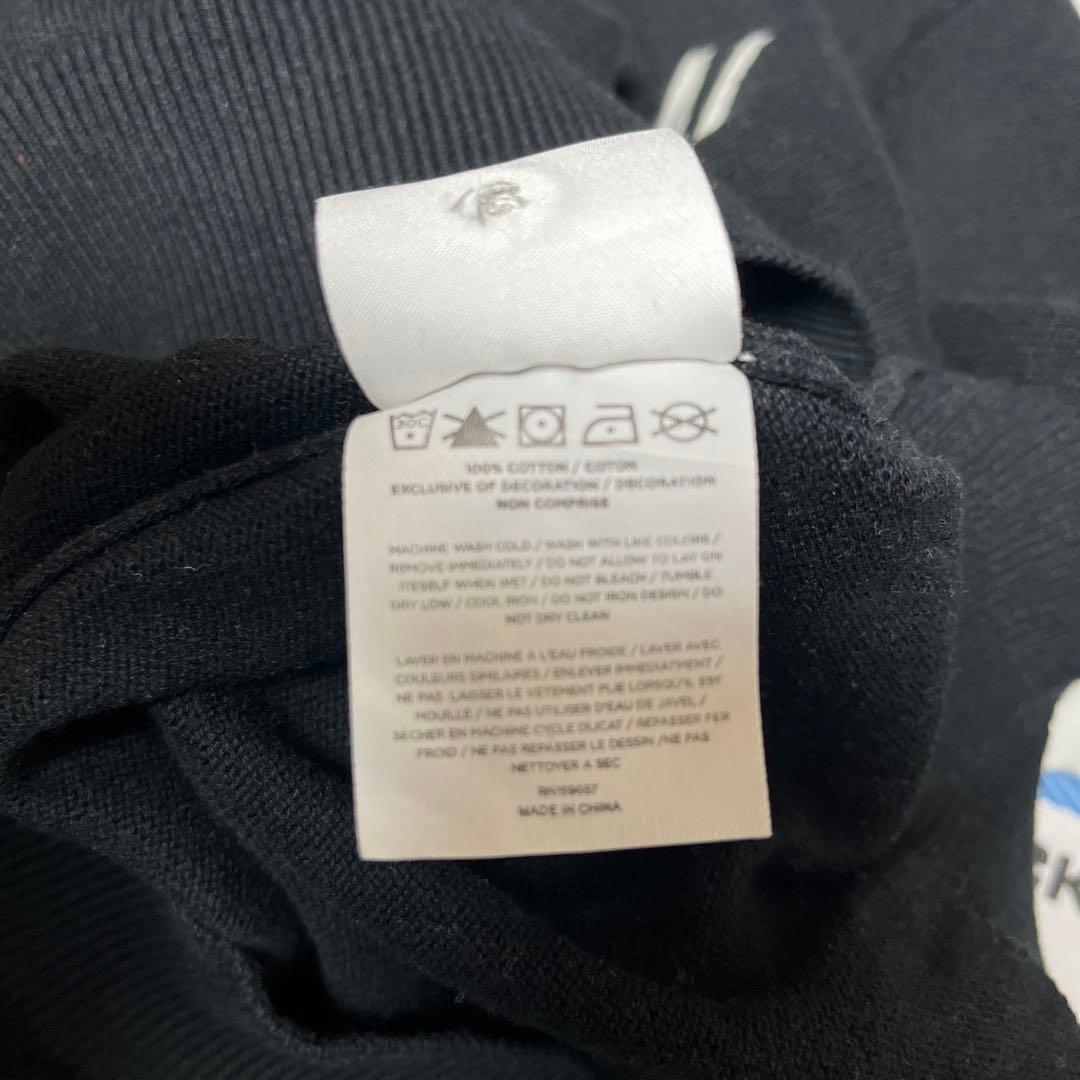 Malbon GOLF メンズ ロゴ ニット ポロシャツ 黒S