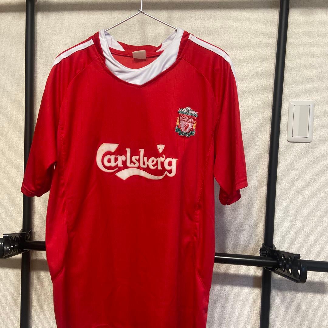 リバプール GERRARD 8 レッドシャツ　レア　古着