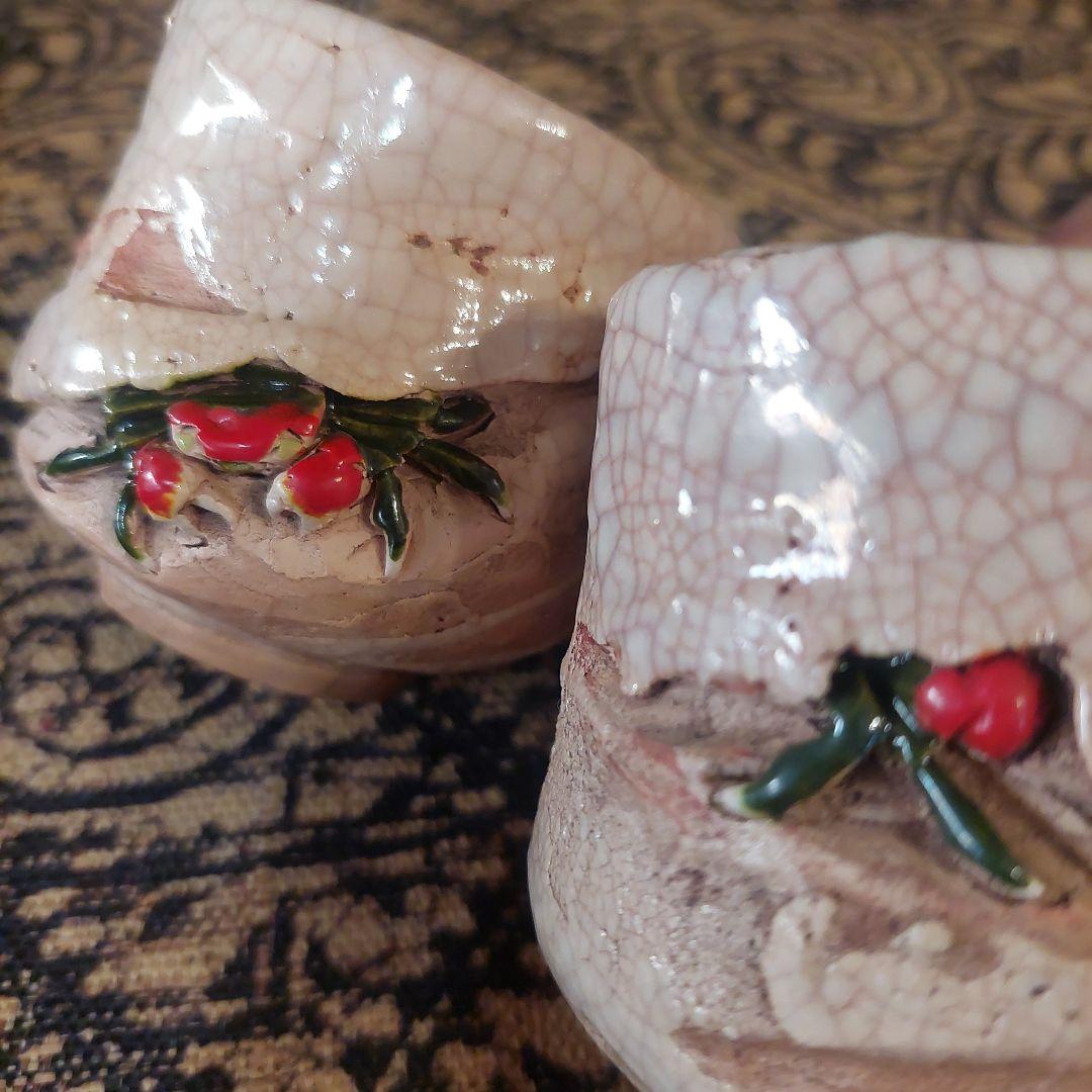 湯飲み⭐作家物⭐蟹⭐希少⭐１つ蓋付き⭐高級品