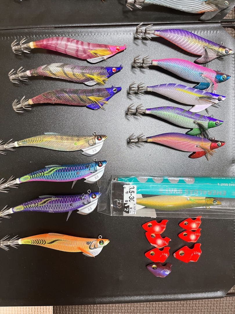 DAIWAエメラルダス他 DUEL・SHIMANO ティップランエギ まとめ売り