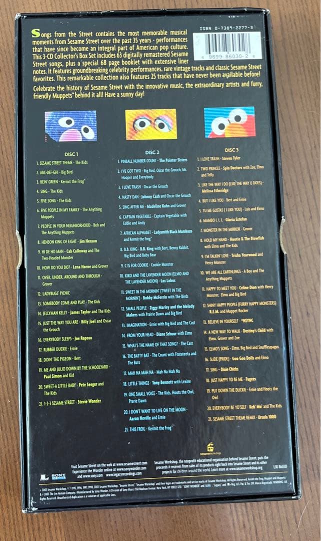 【入手困難品】セサミストリート CDセット 35years of music