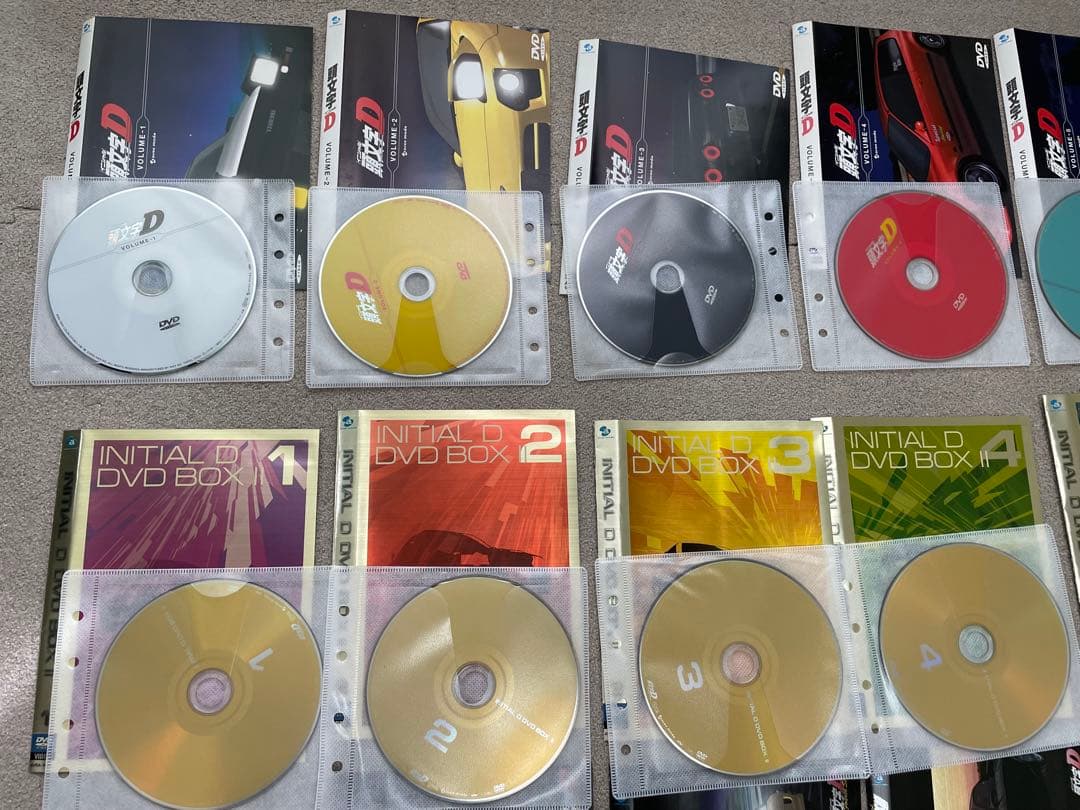 イニシャルD DVD 25巻　まとめ売り　ケース無し