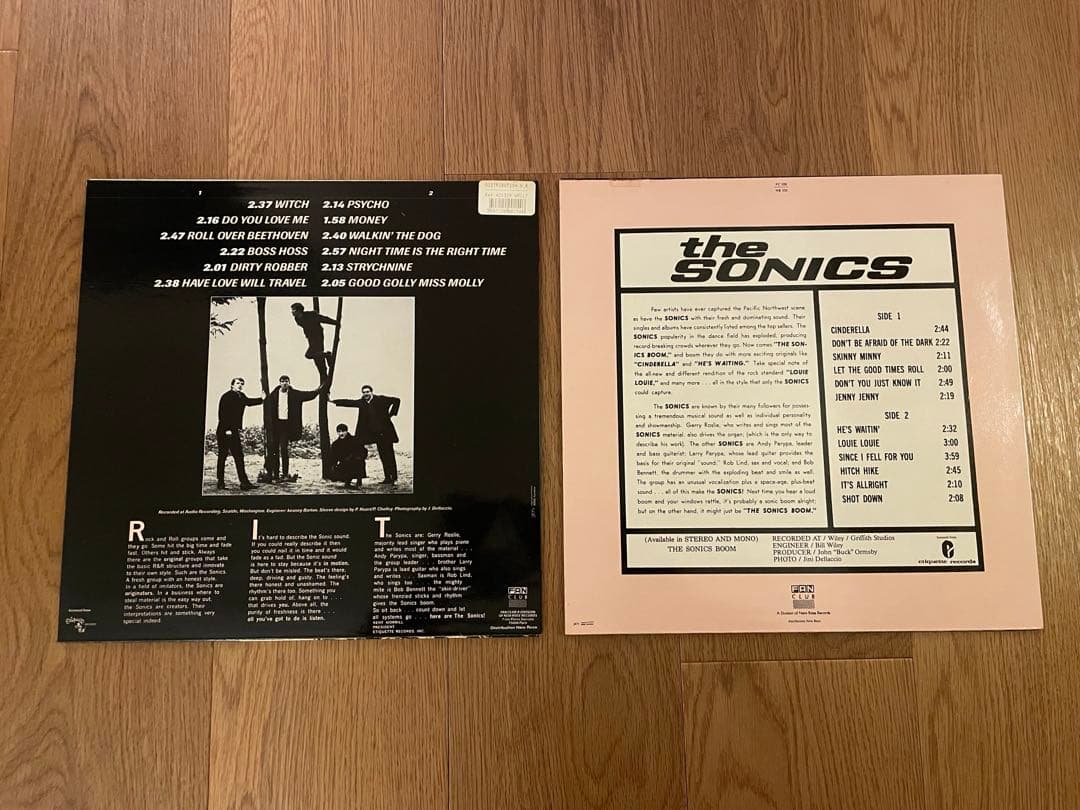 【LP】The Sonics LP 2枚セット