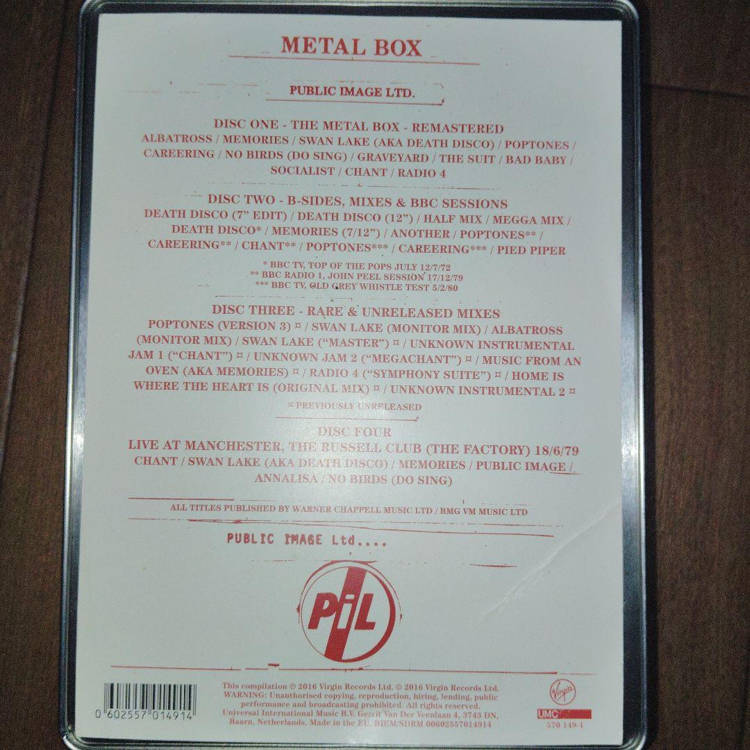 洋楽 Public Image Ltd. l Box 4CD