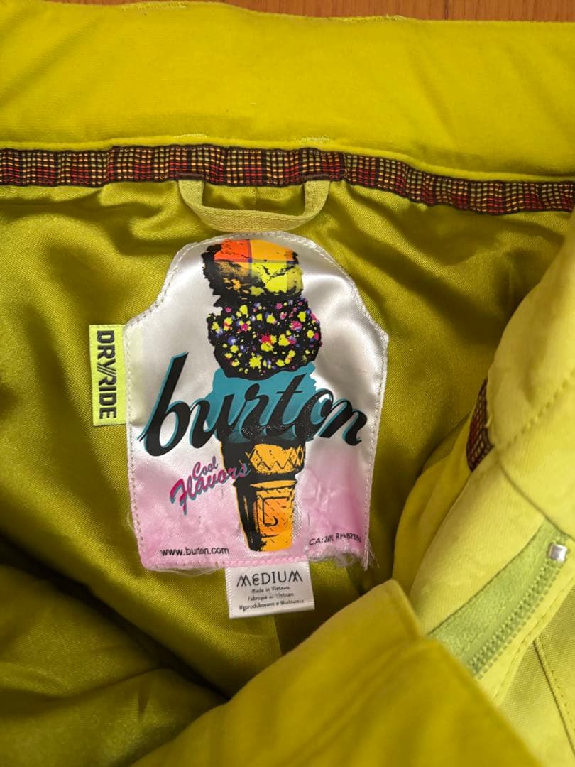 Burton スノーボードウェアセット M チェック柄