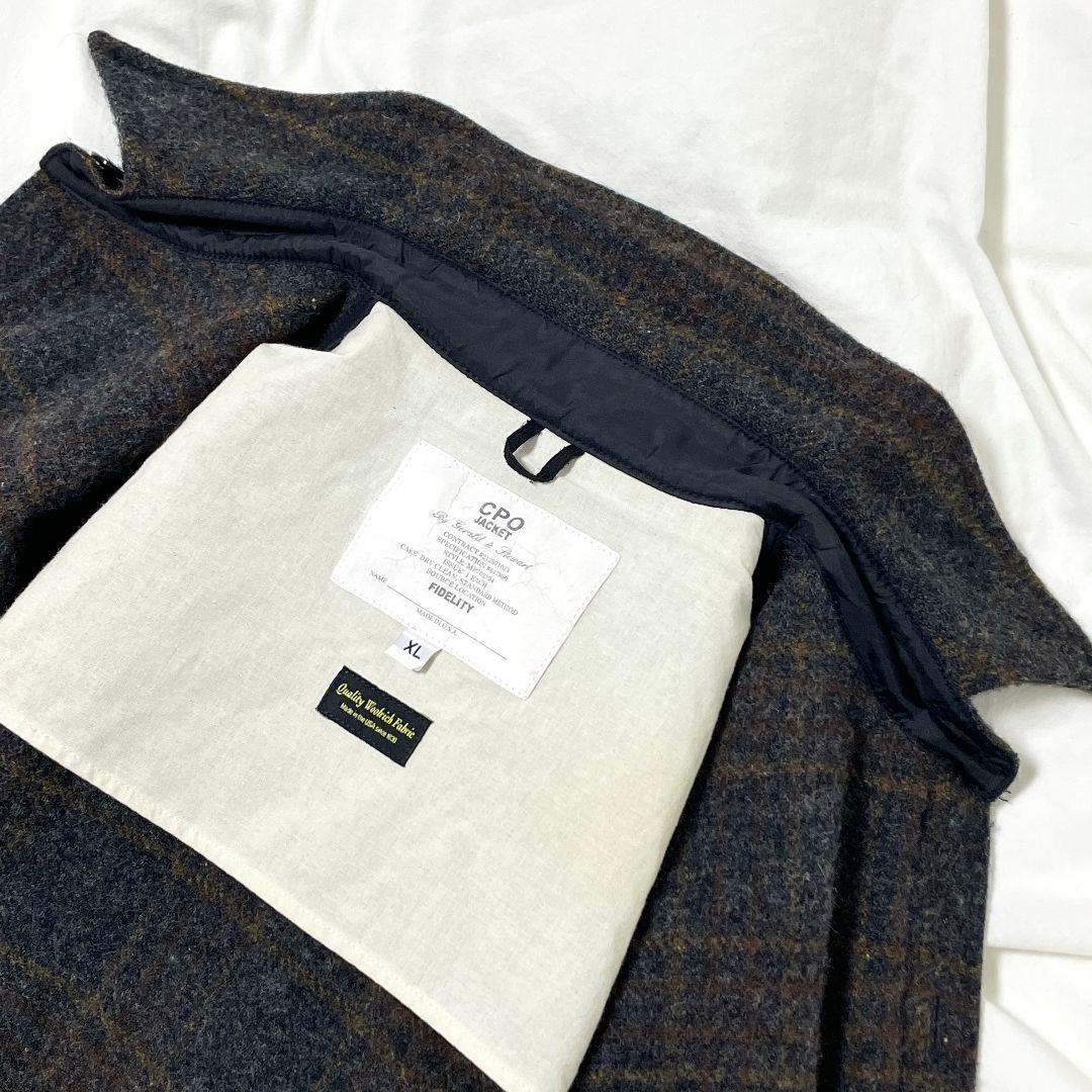 ■美品■USA製　フィデリティ　CPOジャケット　ウール　XL　FIDELITY