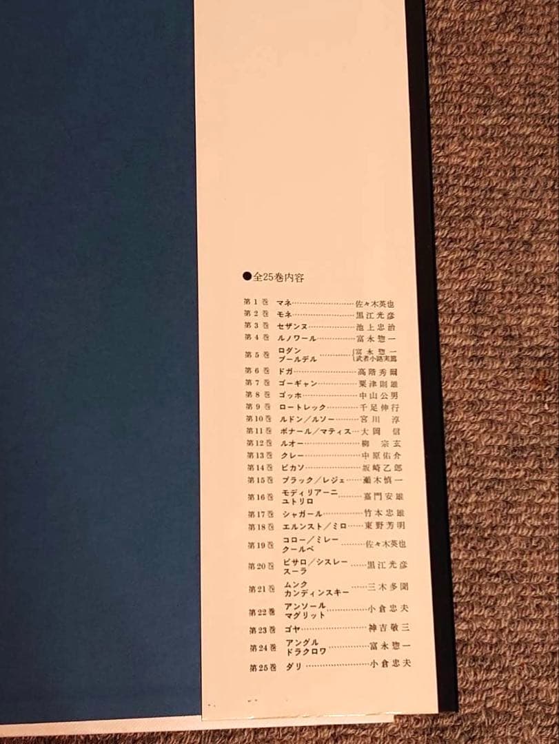 現代世界美術全集 集英社 愛蔵普及版 20冊