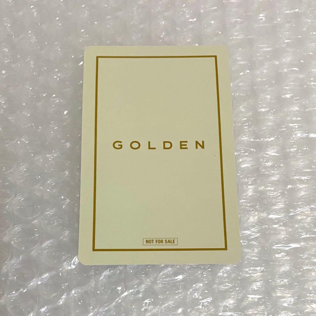 JUNG KOOK GOLDEN ユニバ ラキドロ 公式トレカ グク ③