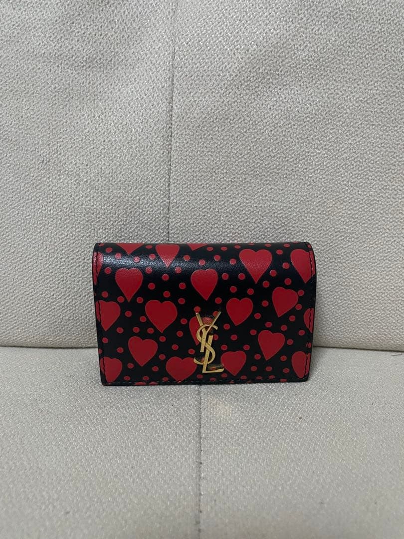 SAINT LAURENT ハート柄 キーケース