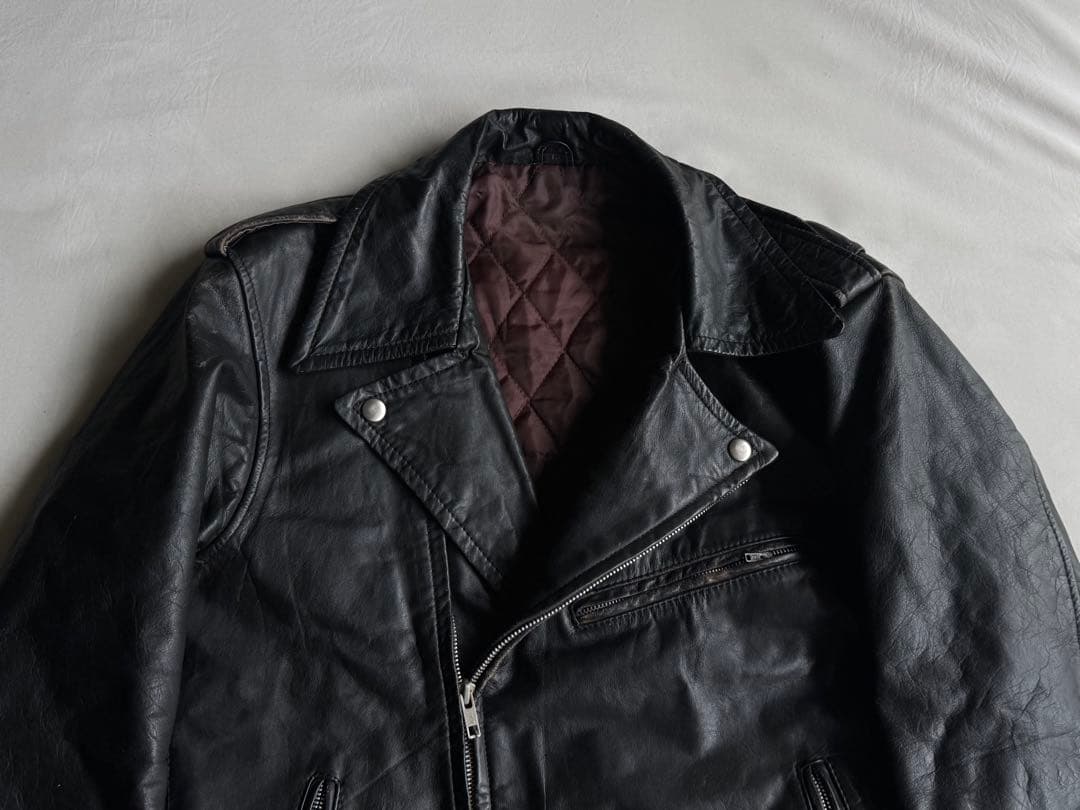 ジャケット・アウター double leather riders jacket