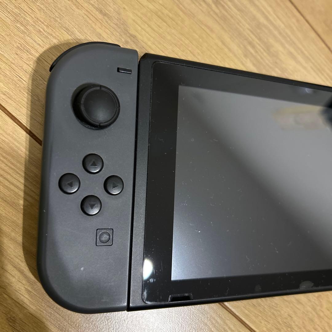 Nintendo Switch 本体 グレー 付属品あり 専用ケース付き