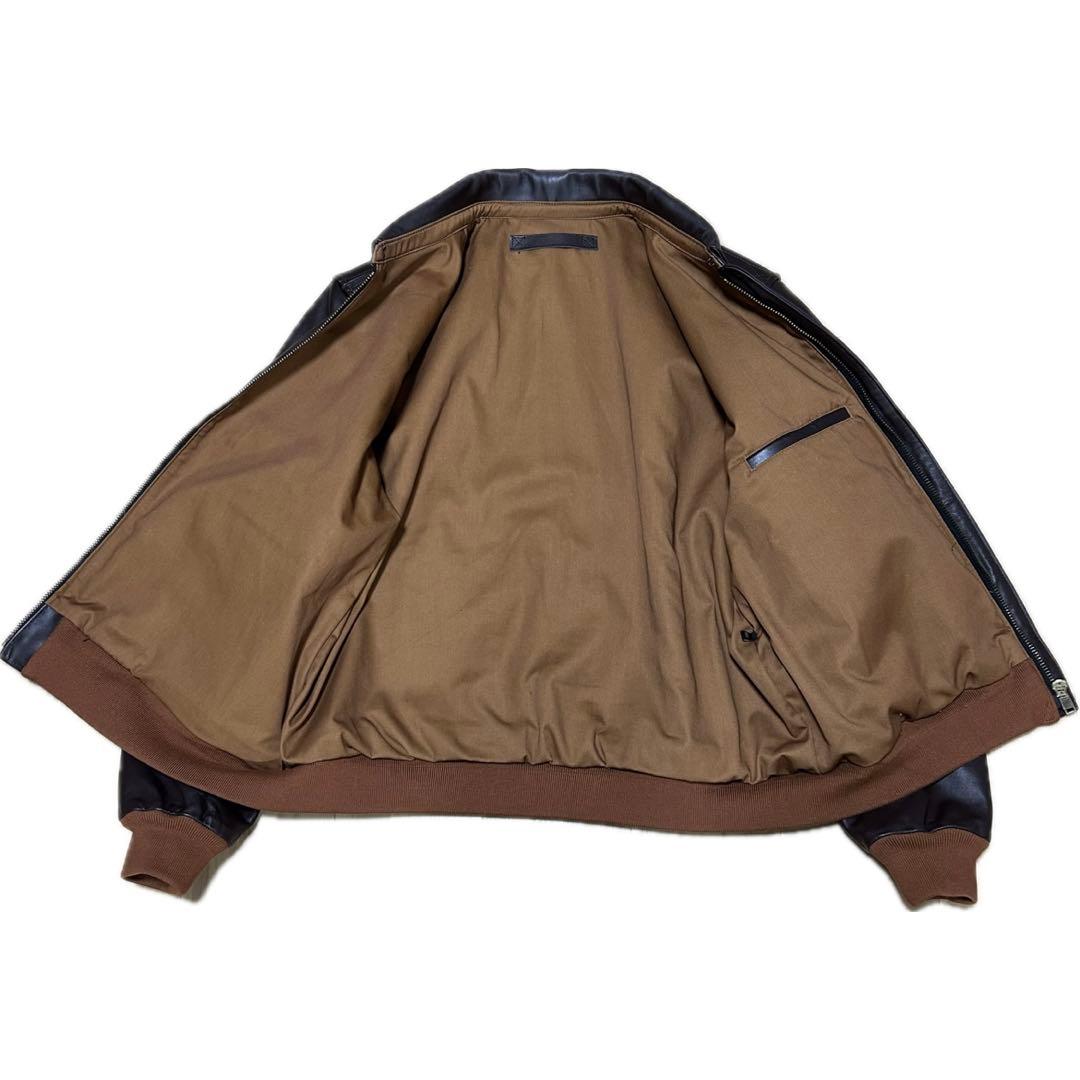 極美品 A-2 FLIGHT JACKET レザー 牛革 フライトジャケット