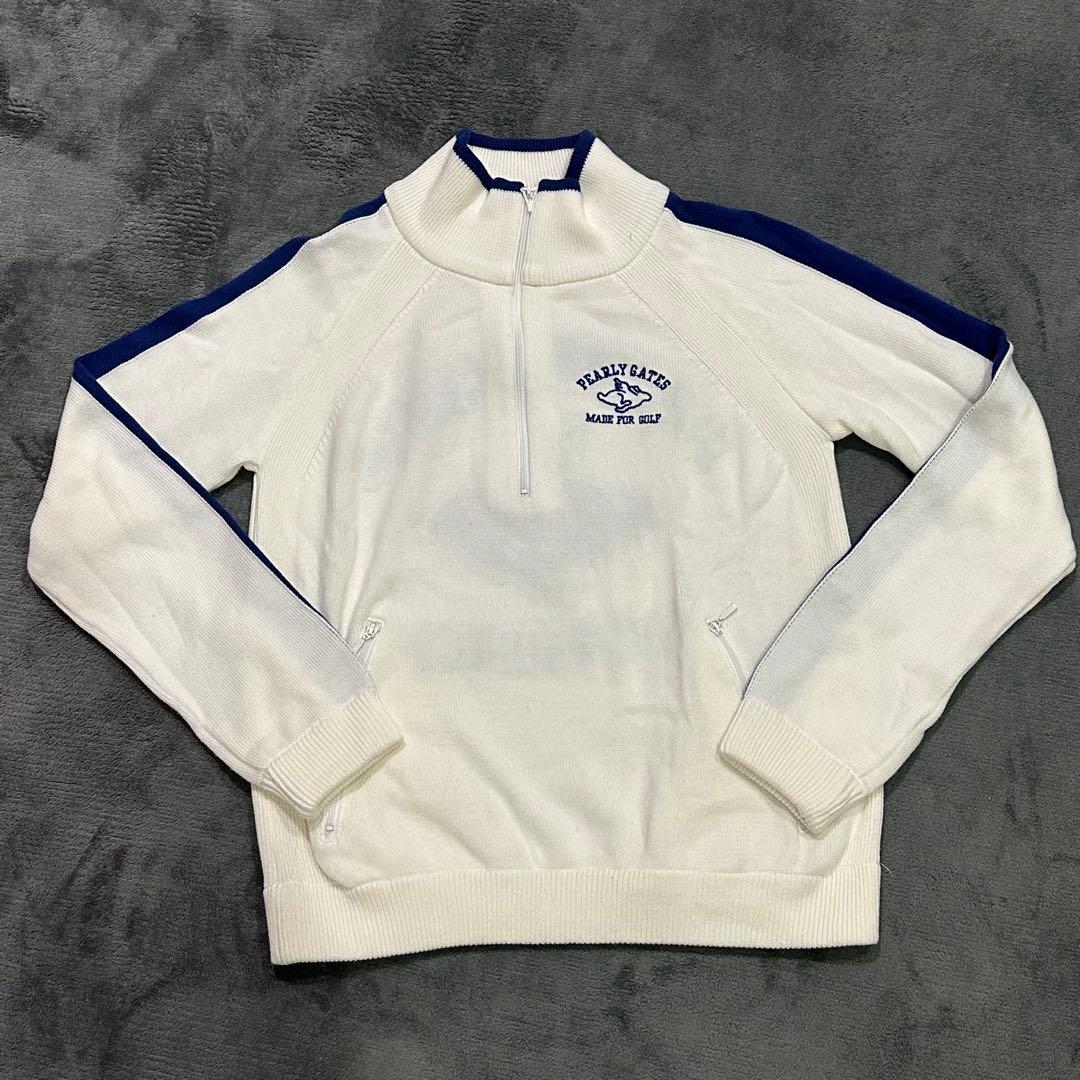 【即日発送】PEARLYGATESパーリーゲイツニットセーターハーフジップ