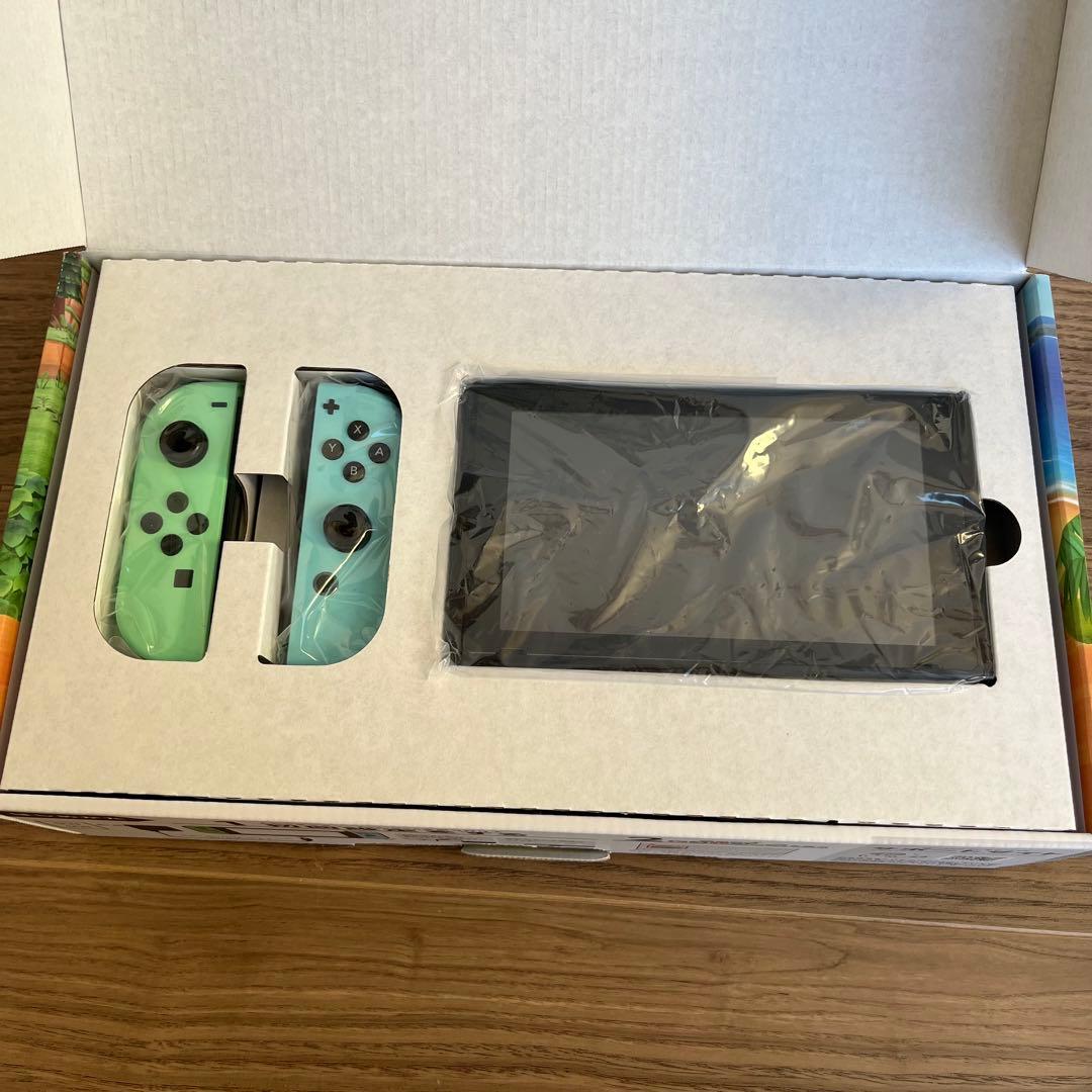 Nintendo Switch アイスブルー/ミントグリーン どうぶつの森本体