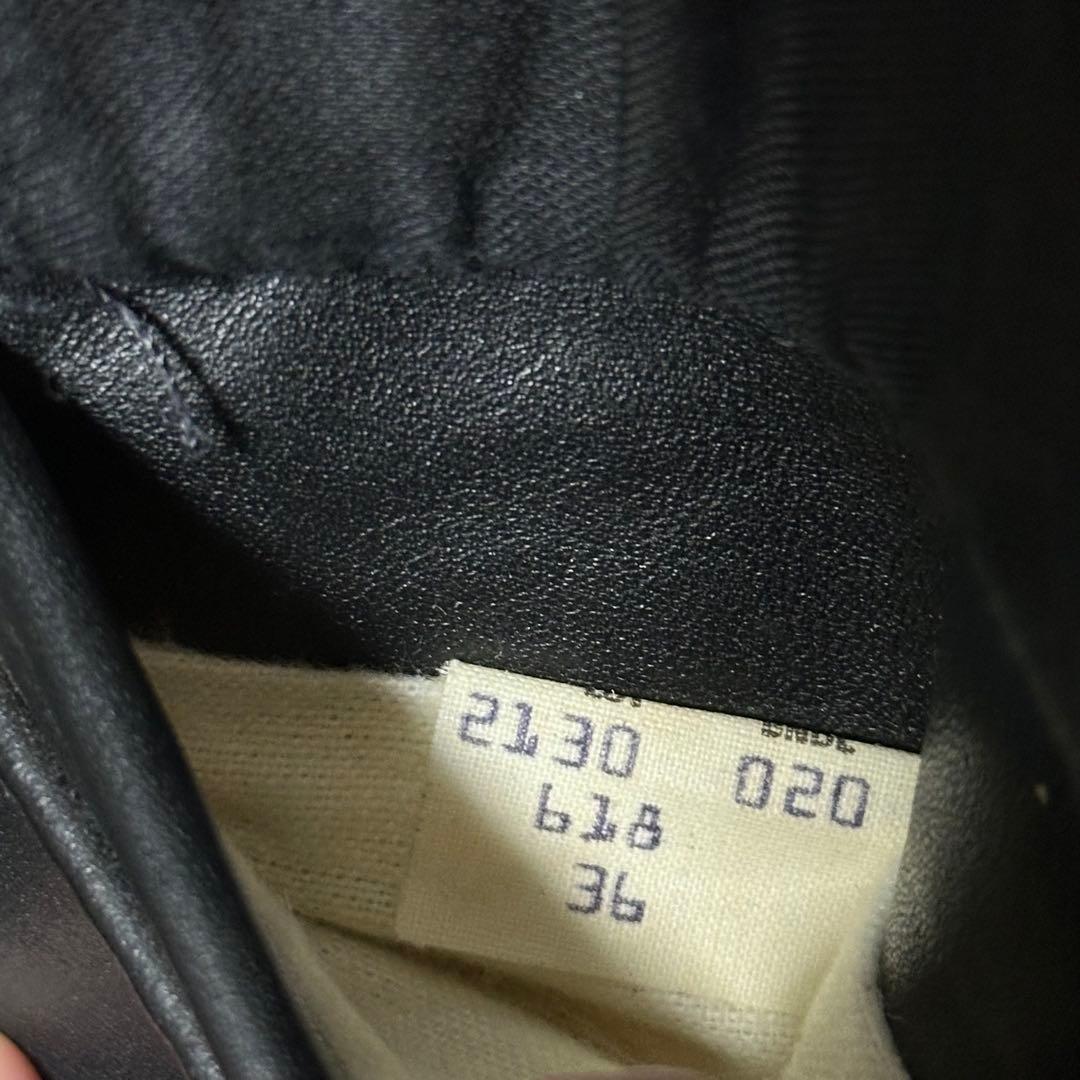 80s Schott 618 36 ステアハイド ダブルライダース 黒