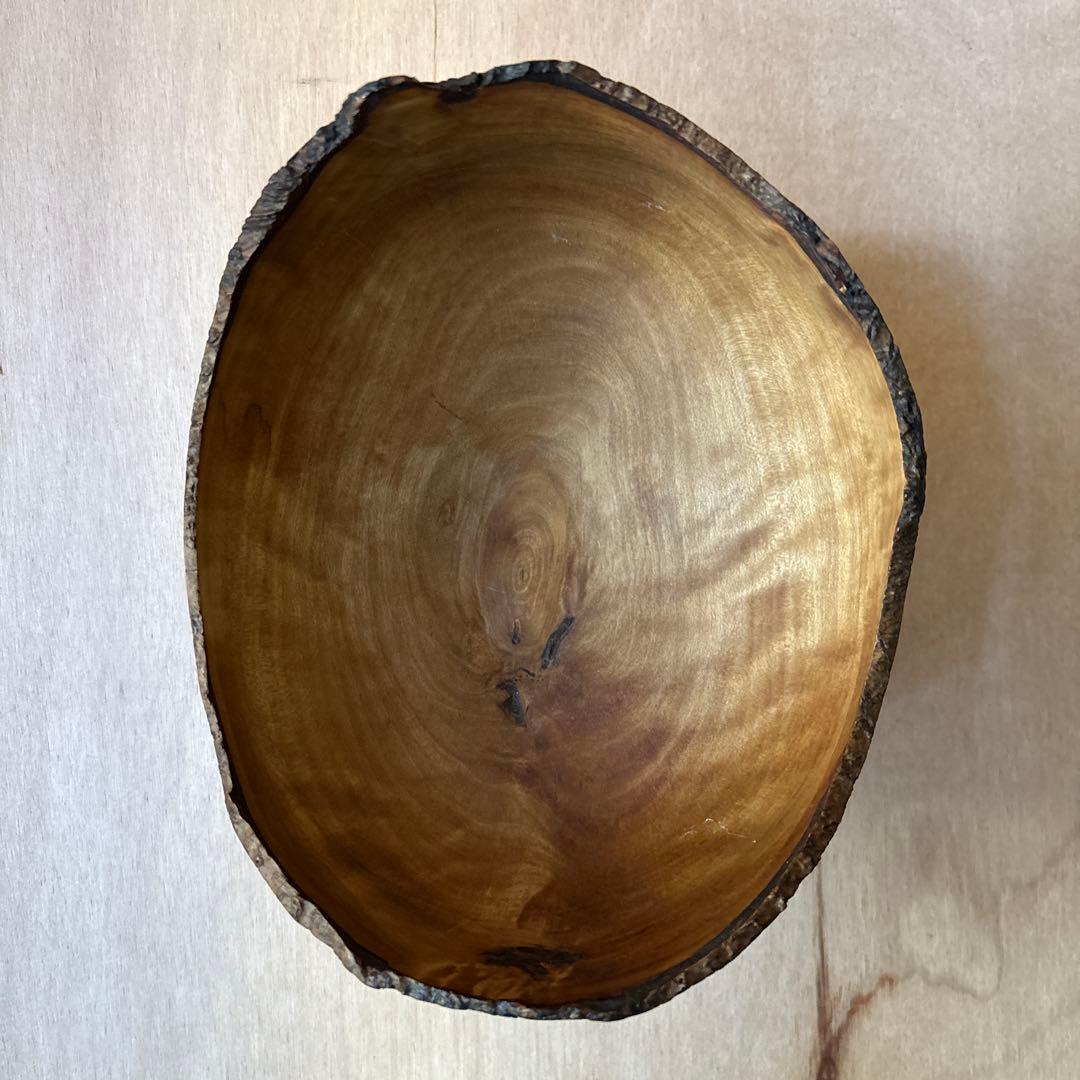 iida wood turnin 作家 木 器 コンポート 小物入れ