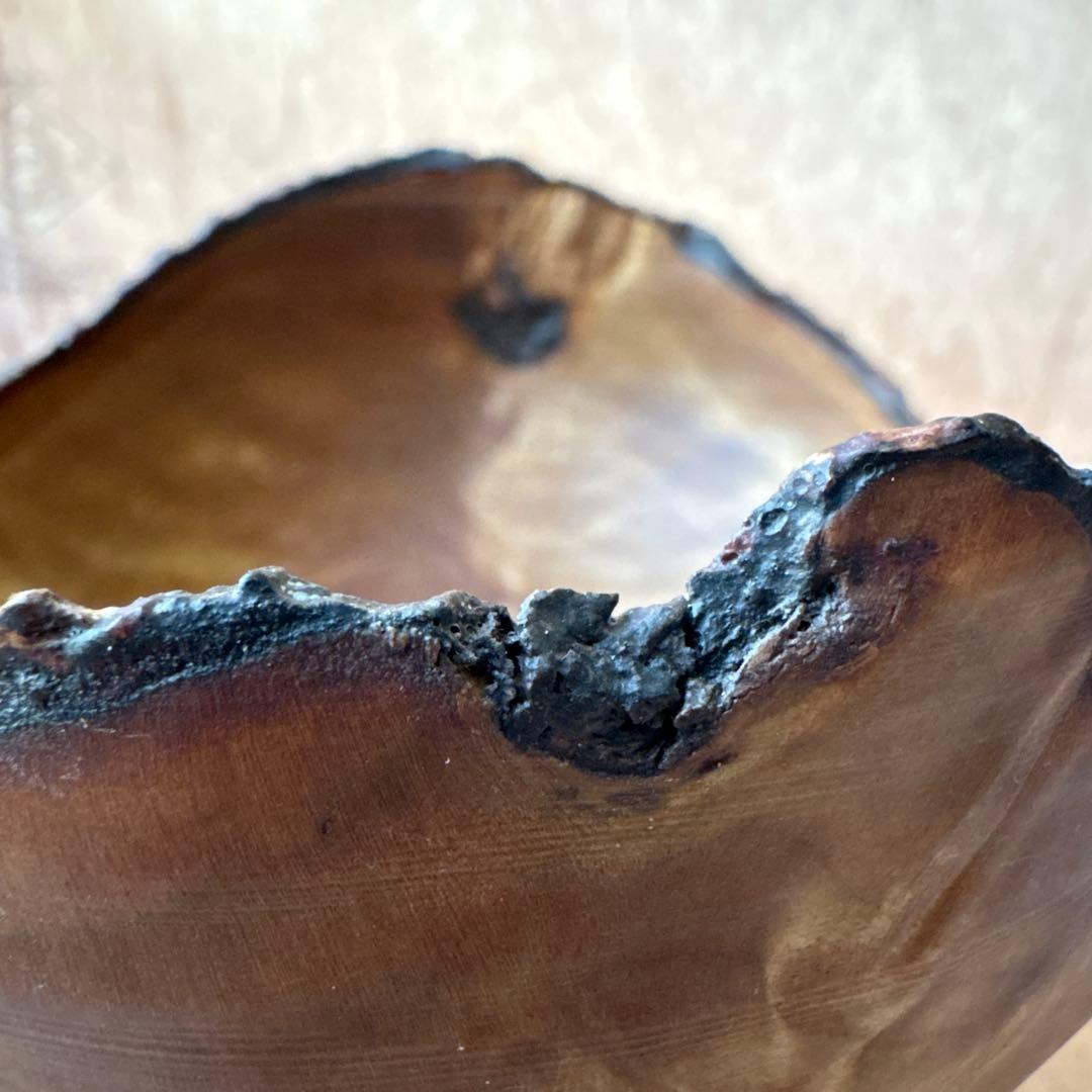 iida wood turnin 作家 木 器 コンポート 小物入れ