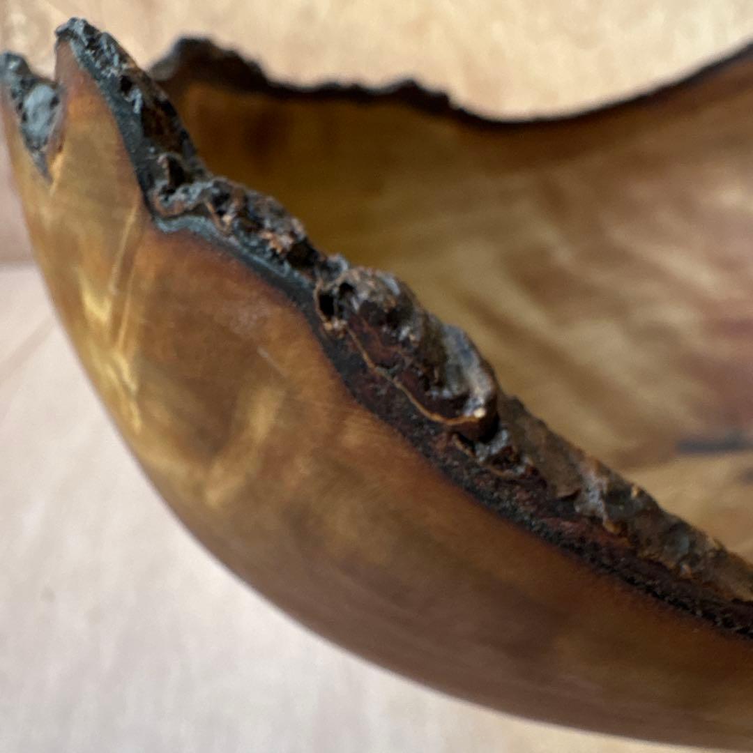 iida wood turnin 作家 木 器 コンポート 小物入れ