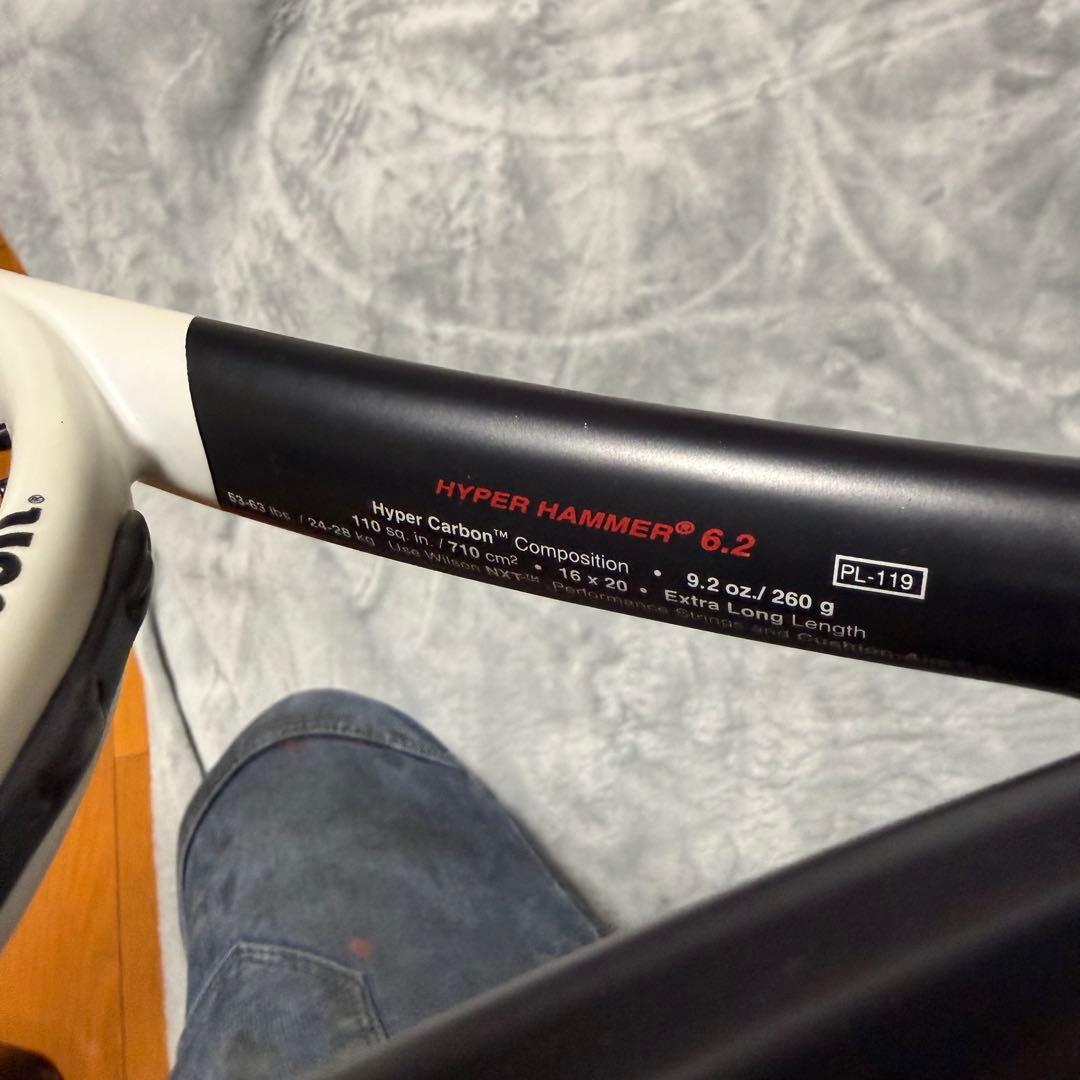 Wilson Hyper Hammer 6.2 長尺モデル 専用ケース付き