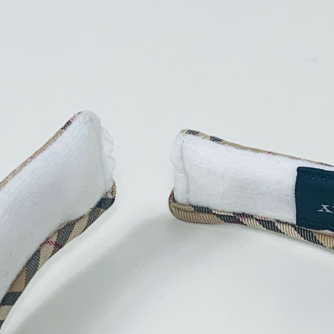BurberryGolf バーバリーゴルフ サンバイザー ノバチェック　ベージュ