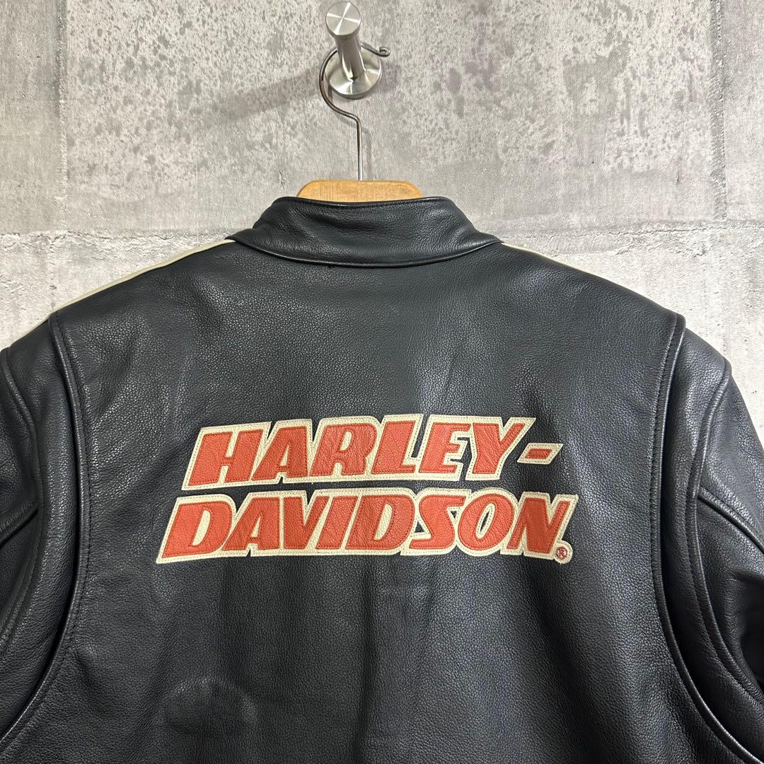 ★HARLEY-DAVIDSON★ 本革シングルライ ダース インナー脱着可　M