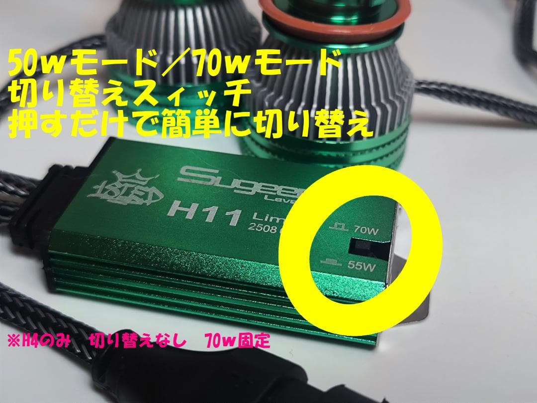 18LED　シリーズS　宇宙一明るいバルブ　ブルーパープルH11H8H16 H4