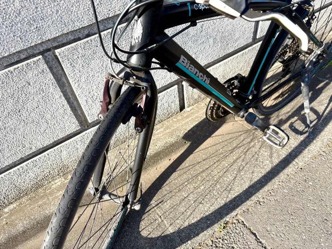 まだらBianchi C SPORT ブラック/チェレステ　ビアンキ