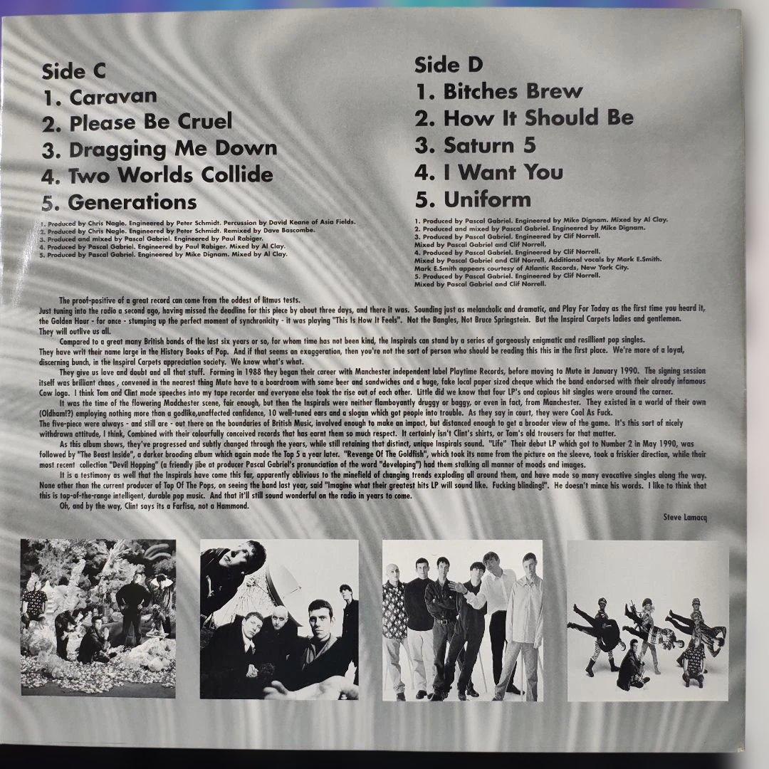 Inspiral Carpets The Singles 限定盤 LP 2ＥＰ1