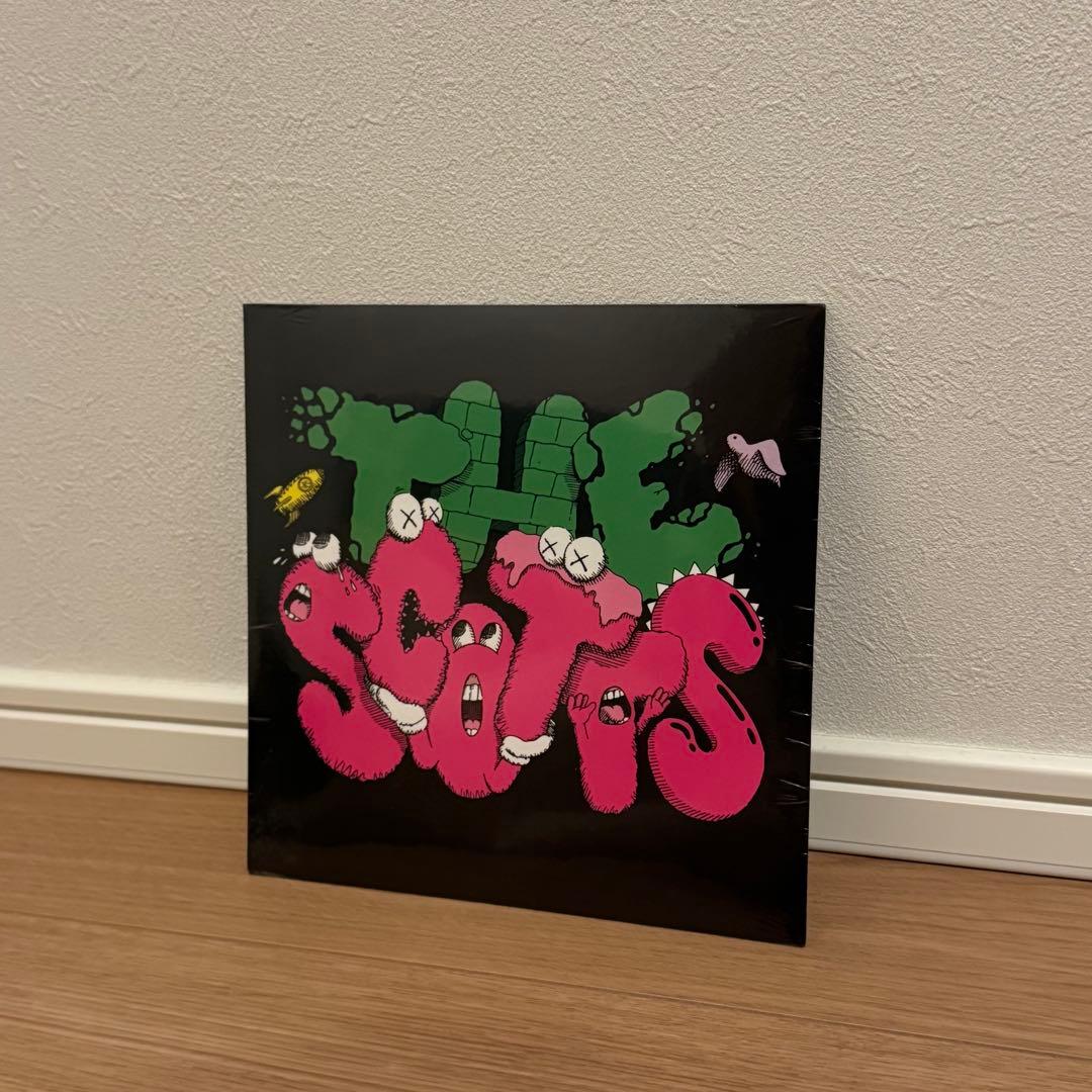 入手困難　travis sccott kaws レコード　cd インテリア