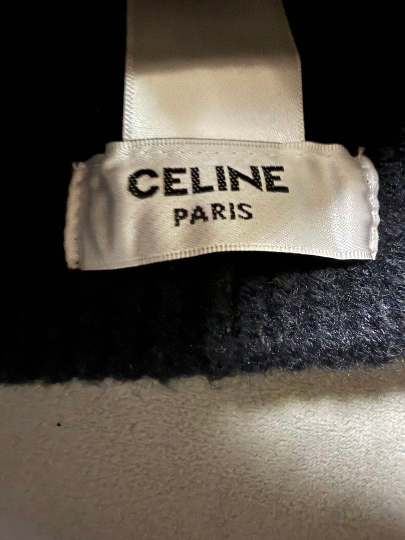 未使用✴︎ CELINE ブラック ニット帽　ノベルティ
