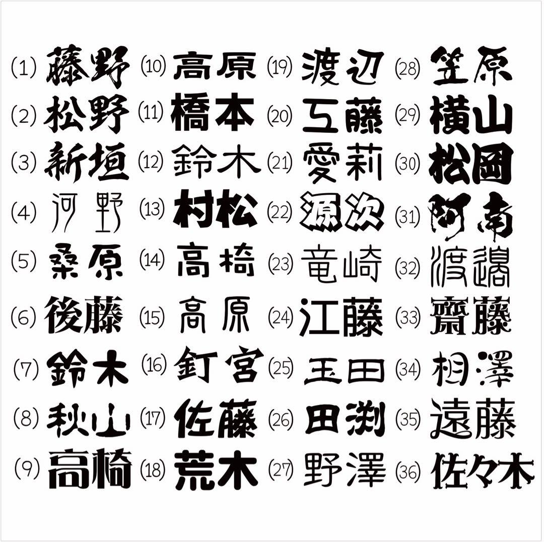 ニコニコ(^-^)長方形 ネームタグ ゴルフ ネームプレート