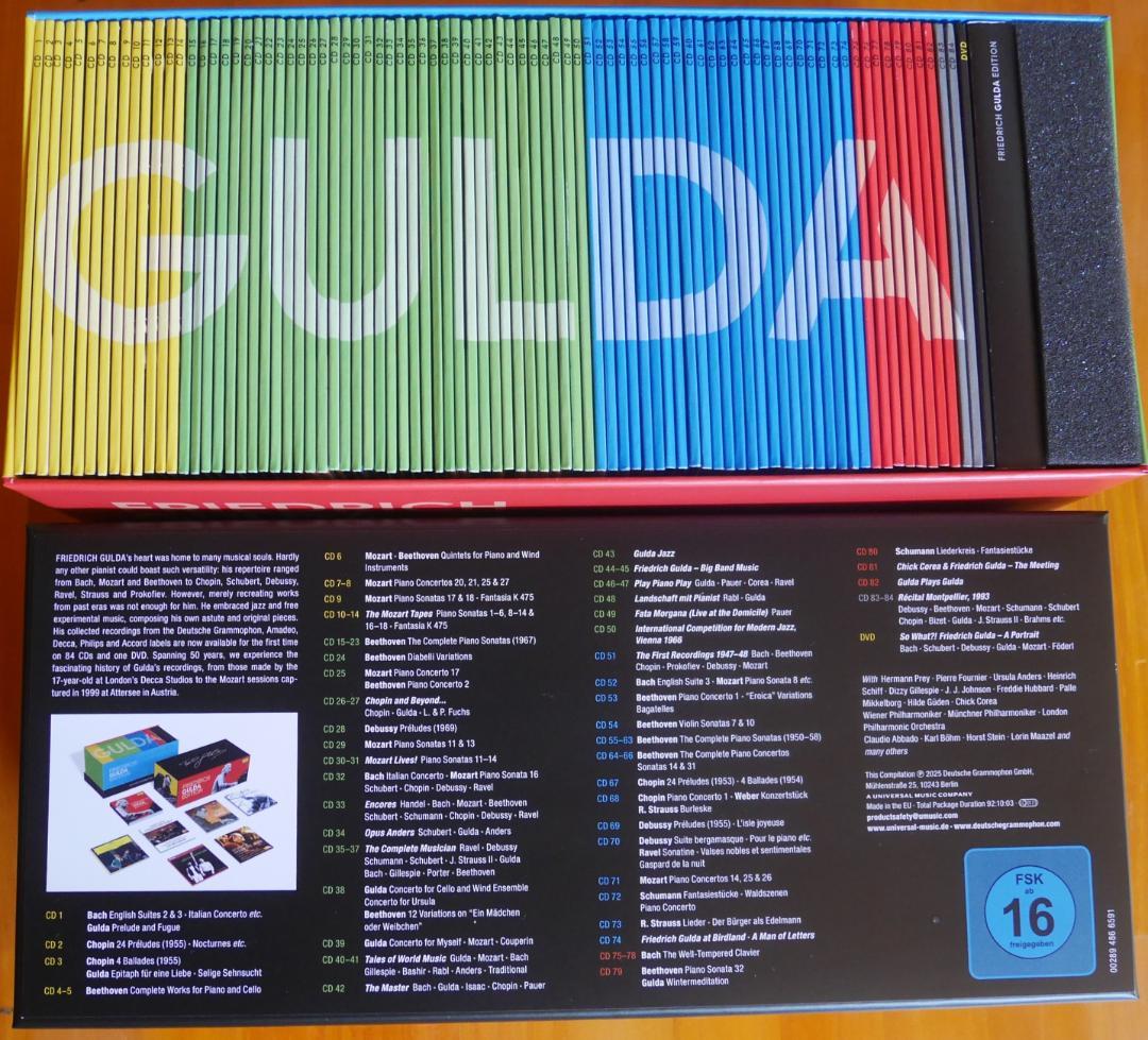 フリードリヒ・グルダ★エディション 録音全集 1947-99 84CD+DVD