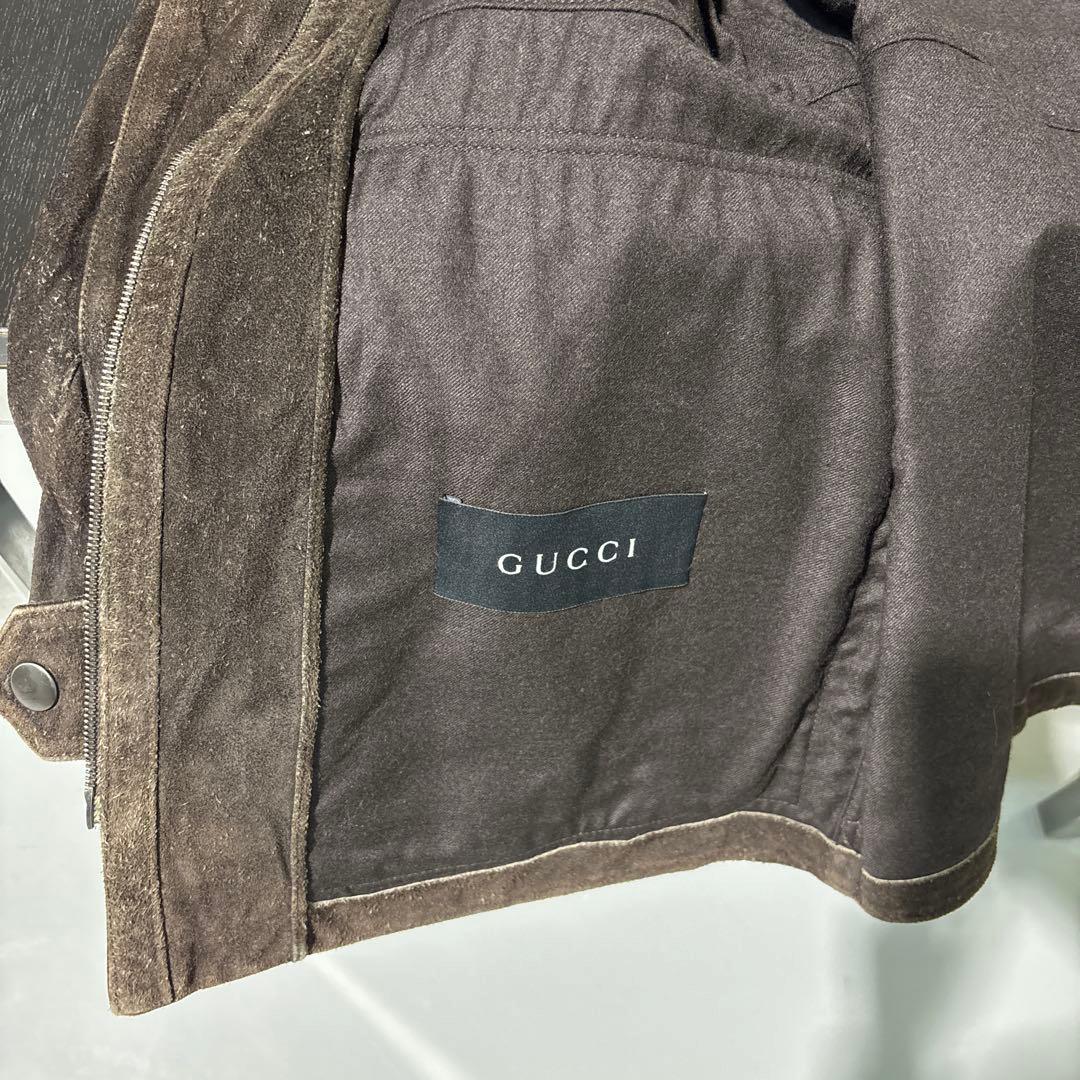 レ*求様 GUCCIスエード レザーコート