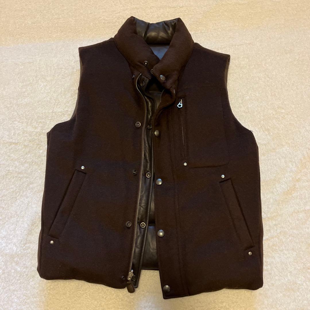 Polo by Ralph Lauren レザー リバーシブル ベスト ブラウン