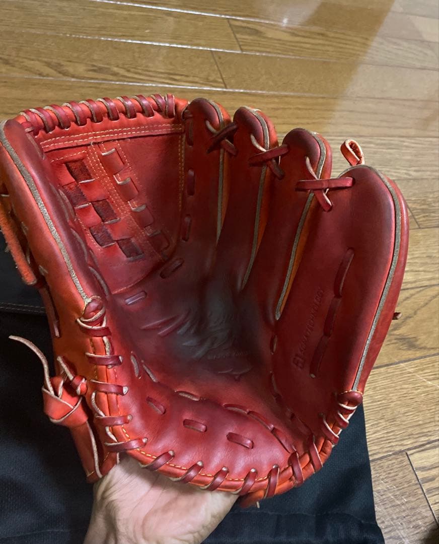 1AJGR22011 野球軟式用グローブ ミズノプロ ピッチャー用 袋付き