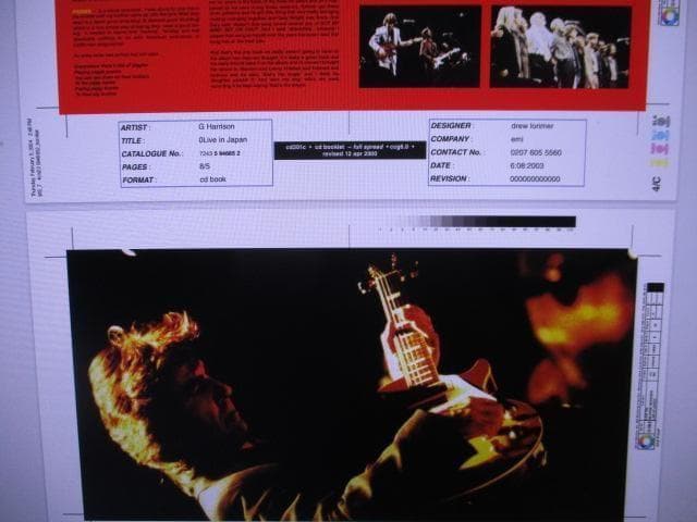 洋楽 e harrison live in japan MEGA RARE!