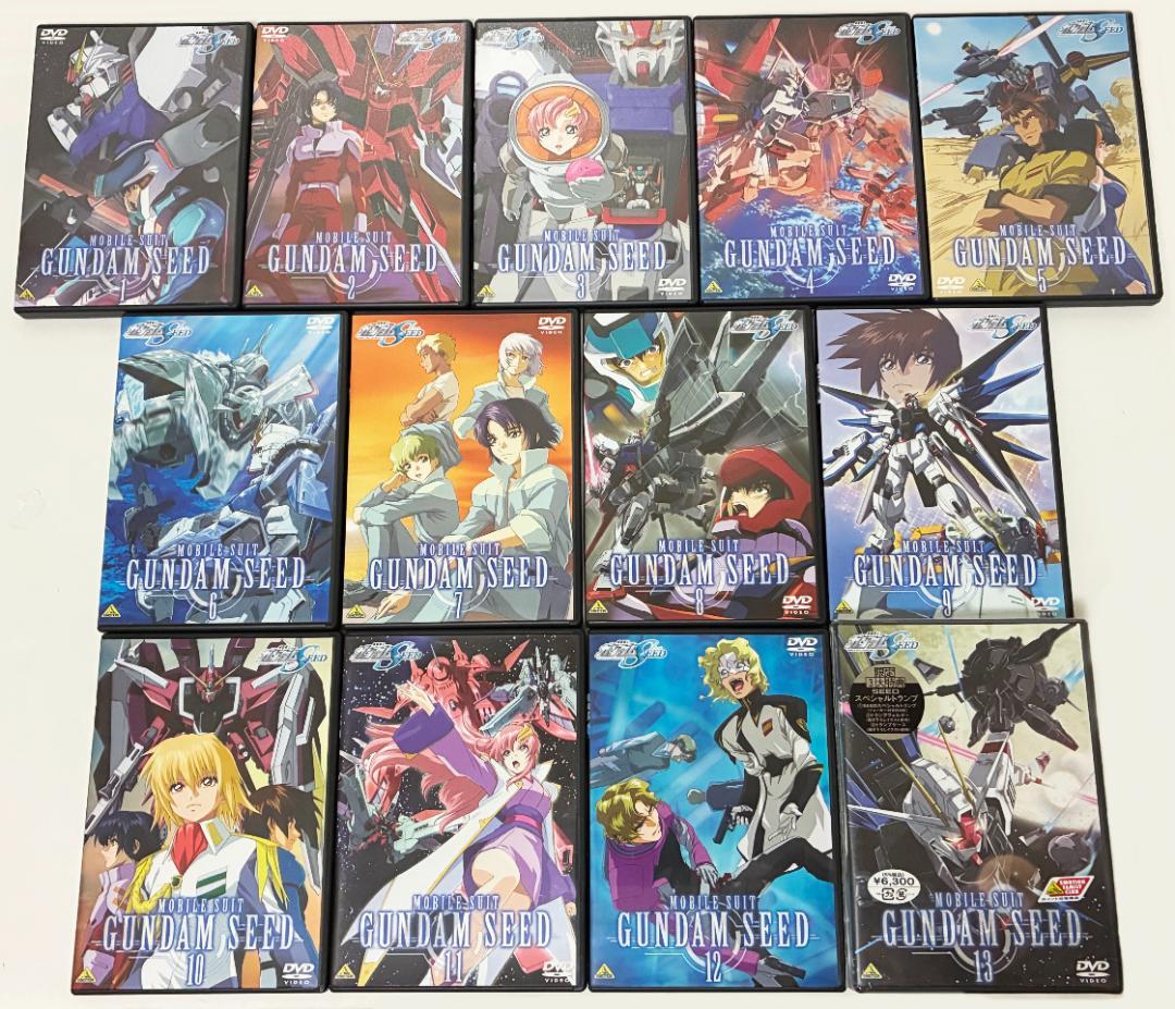 機動戦士ガンダムSEED 全13巻セット セルDVD　特典トランプ付き