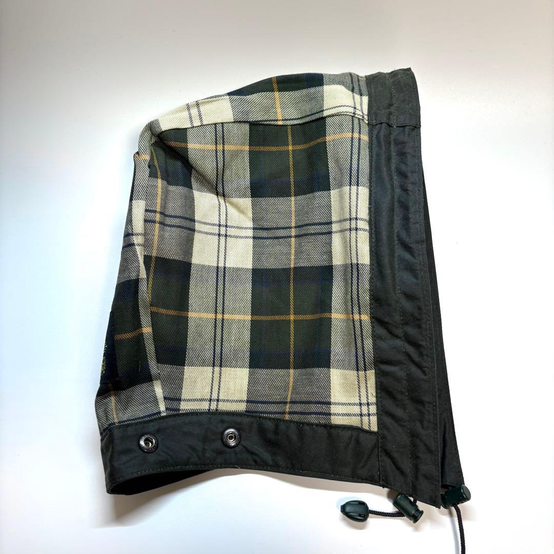 【未使用】Barbour バブアー ワックスドコットンフード