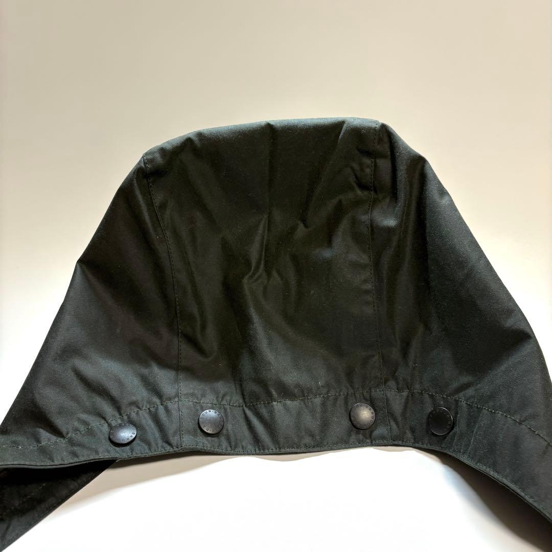 【未使用】Barbour バブアー ワックスドコットンフード