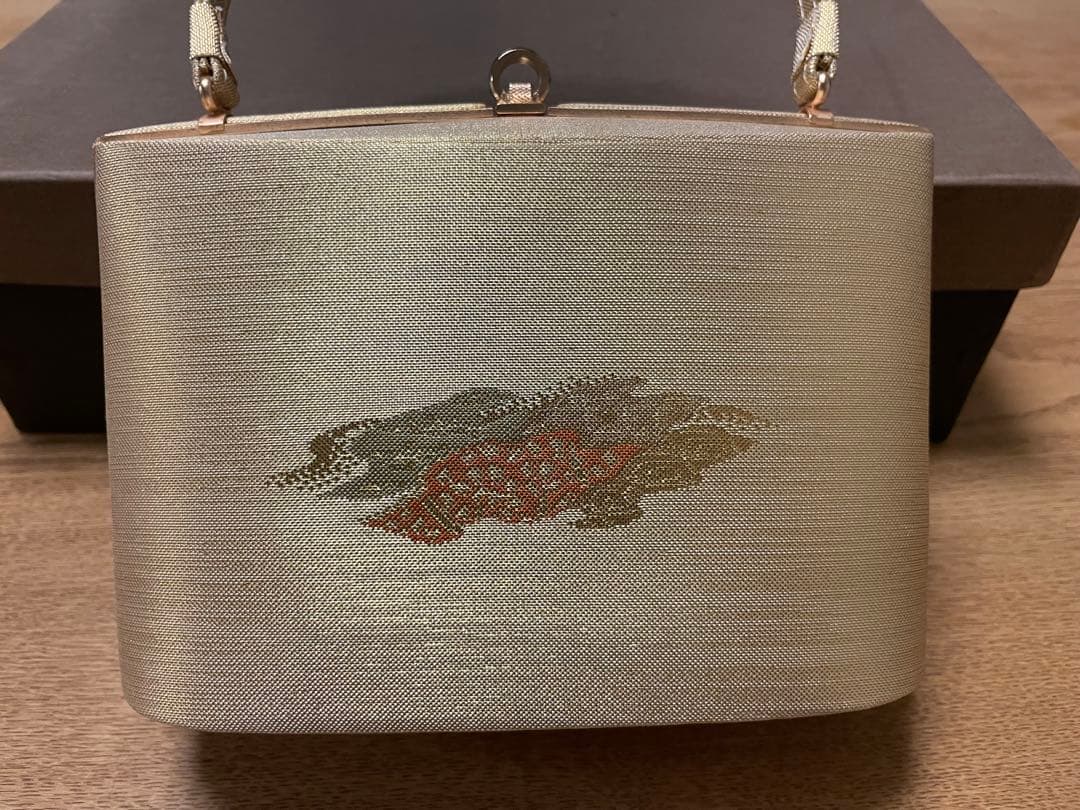 【美品】正絹佐賀錦 草履とバッグセット