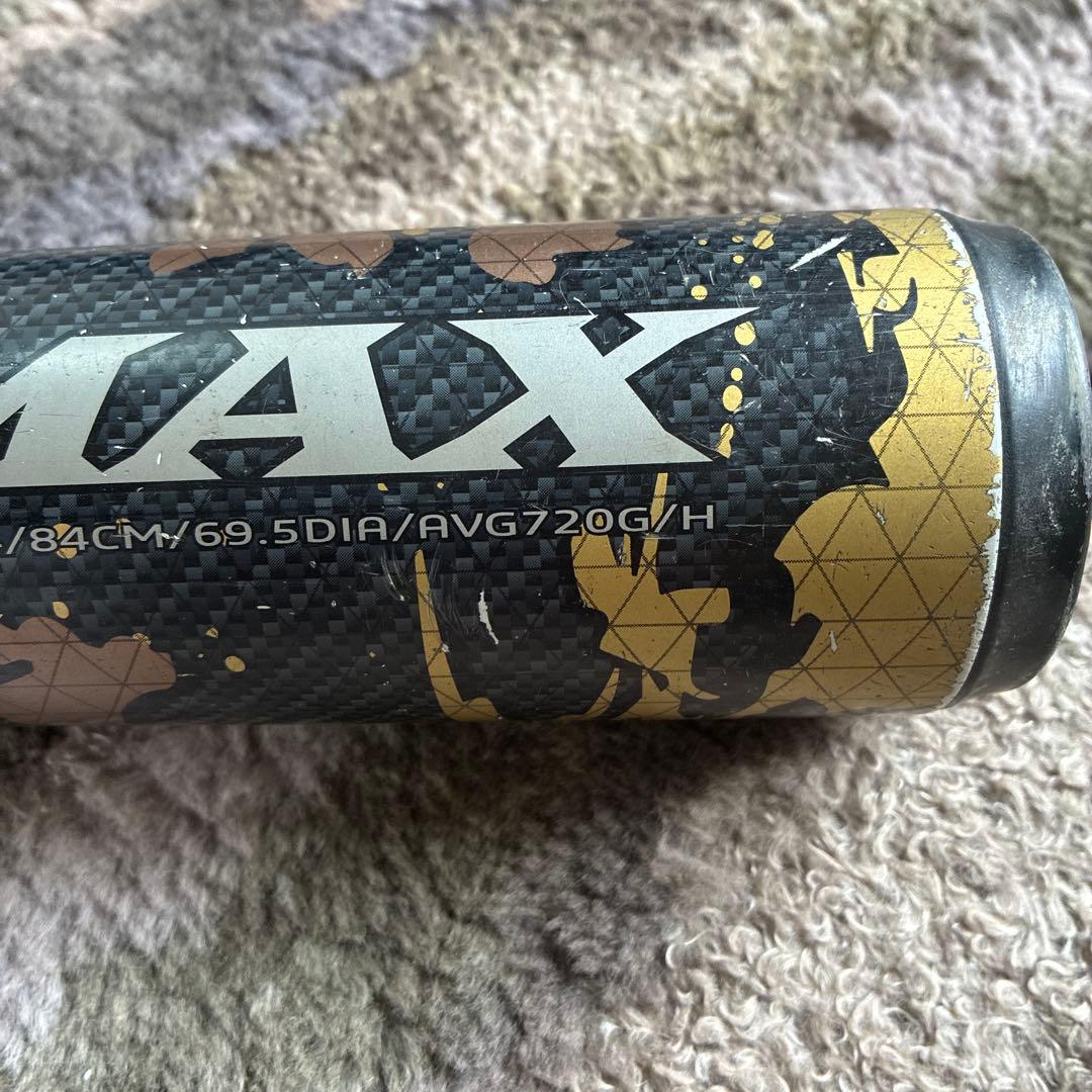ZETT BLACKCANNON MAX 84cmバット&専用バットケースセット