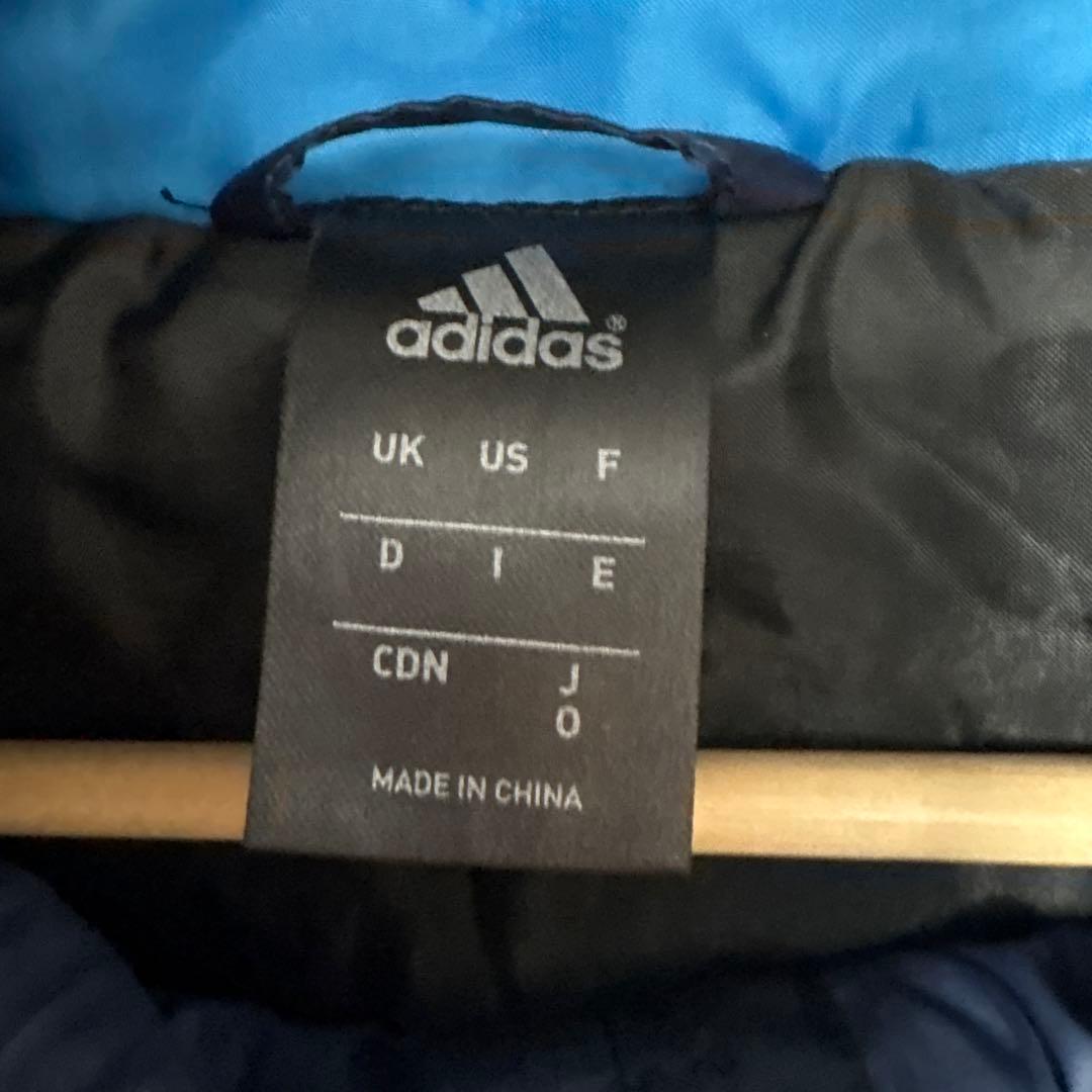 adidas ベンチコート ネイビー