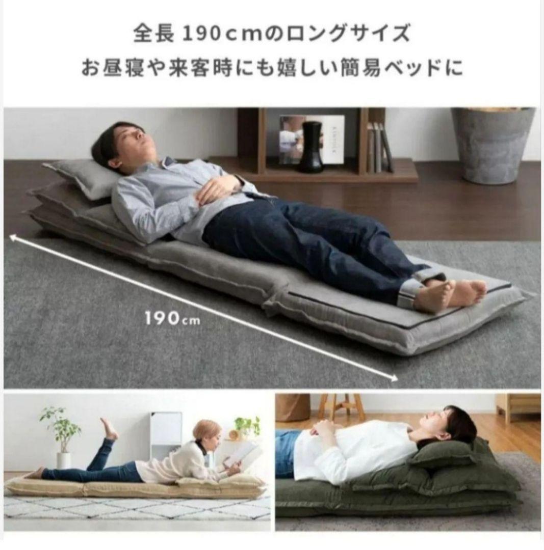 3WAY伸ばせるリクライニング座椅子　FEEL