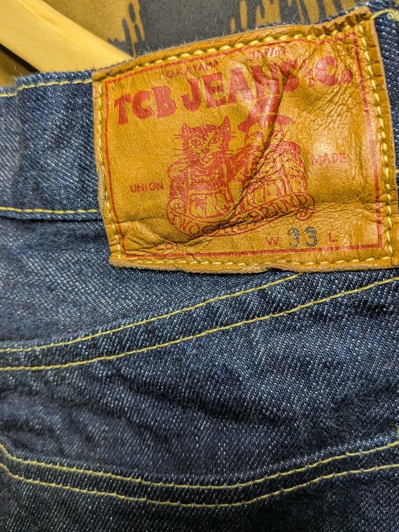 tcbジーンズ Late S40's Jeans 赤タブ W33股下73cm